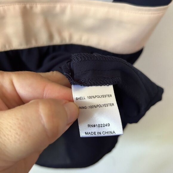 41 Hawthorn Coquette Camisole Womens Medium Color Block Tank Side Zip V-neck - Picture 5 of 6